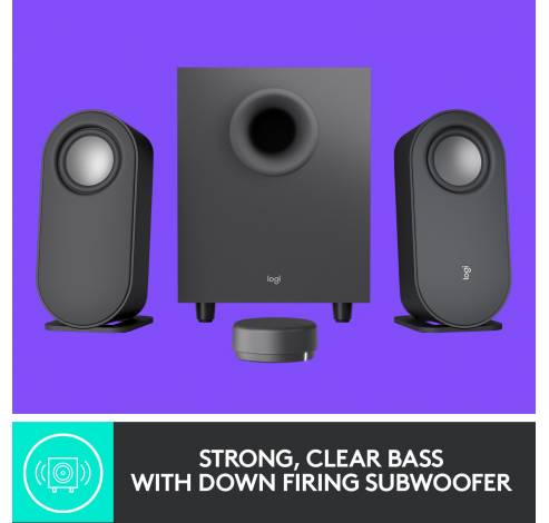 Z407 Bluetooth computerspeakers met subwoofer en draadloze bediening  Logitech