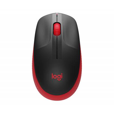 M190 Full-Size Wireless Mouse Red 