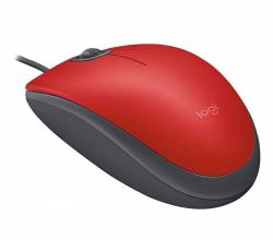 M110 Silent Corded Mouse Red Logitech