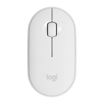 Pebble M350 Wireless Mouse Off-White  Logitech