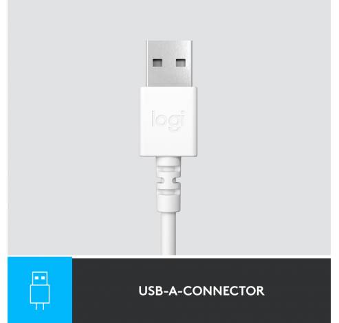 Logitech h390 headset off-white  Logitech