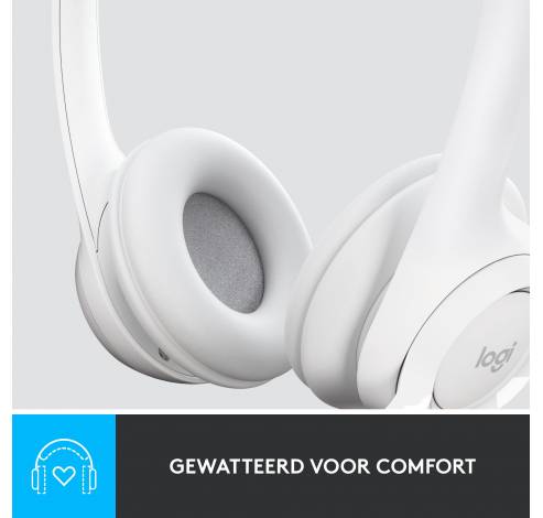 Logitech h390 headset off-white  Logitech