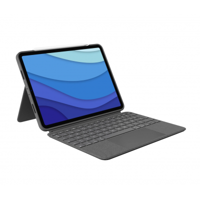 Combo Touch for iPad Pro 11-inch (1st, 2nd, and 3rd gen.) Oxford Grey  Logitech