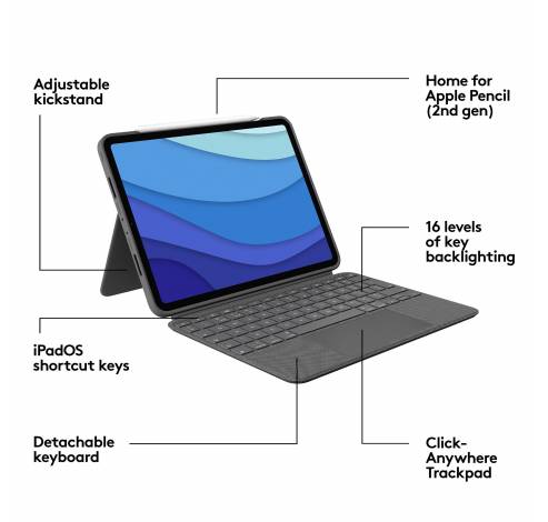 Logitech combo touch keyboard iPad pro  Logitech