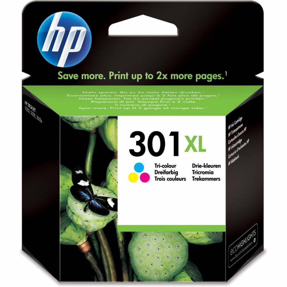 HP Inktpatronen 301XL 3 Colour Ink Cardrige High Capacity