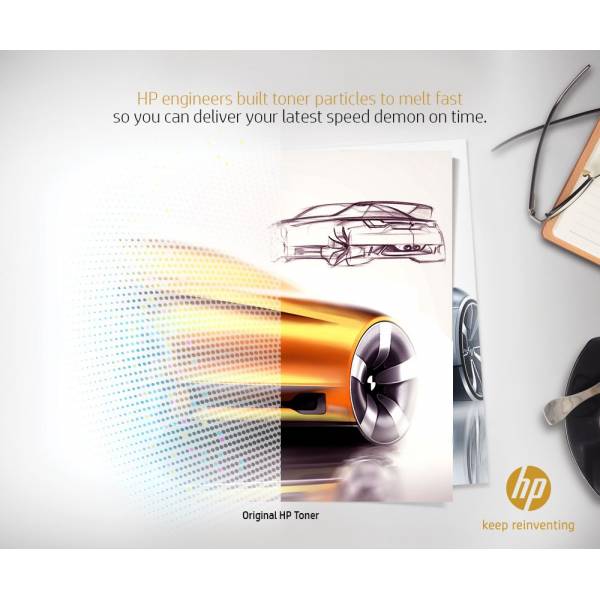 HP Toner 125A gele LaserJet tonercartridge