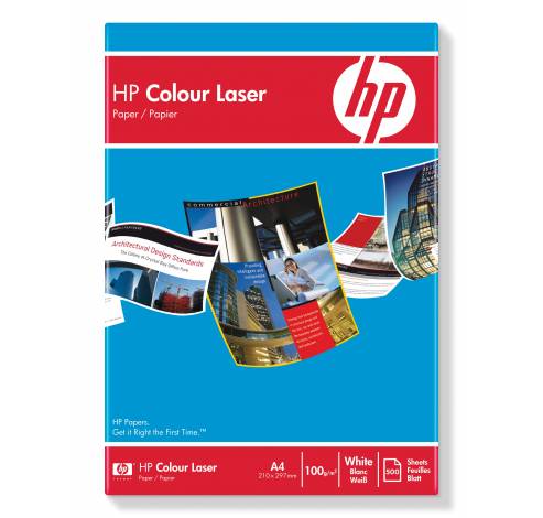 Color Laser Paper, 100 gr/m², 500 vel, A4/210 x 297 mm  HP