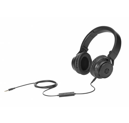 H3100 zwarte hoofdtelefoon met kabel  HP