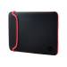 HP laptop sleeve 15.6 inch black/red