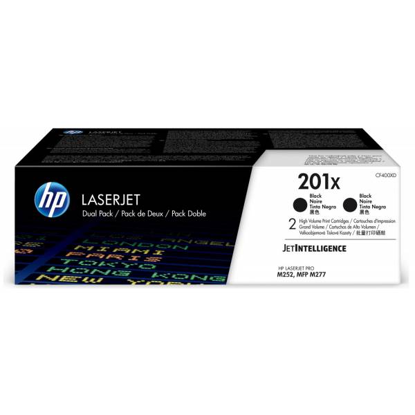 HP 201X LaserJet high-capacity zwart  2-pack