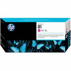 HP 81 Print Head w/ Cleaner Magenta SC Dye C4952A 