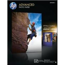 HP Advanced Photo Paper, glanzend, 25 vel, 13 x 18 cm randloos 
