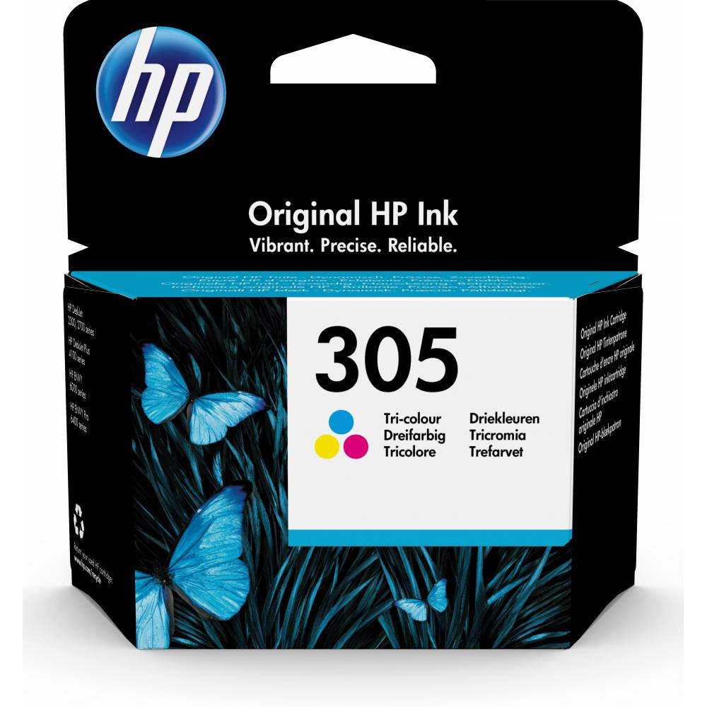 HP Inktpatronen 305 Tri-Colour Org Ink Cartr