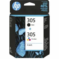 HP 305 2-pack Tri-Colour/Black