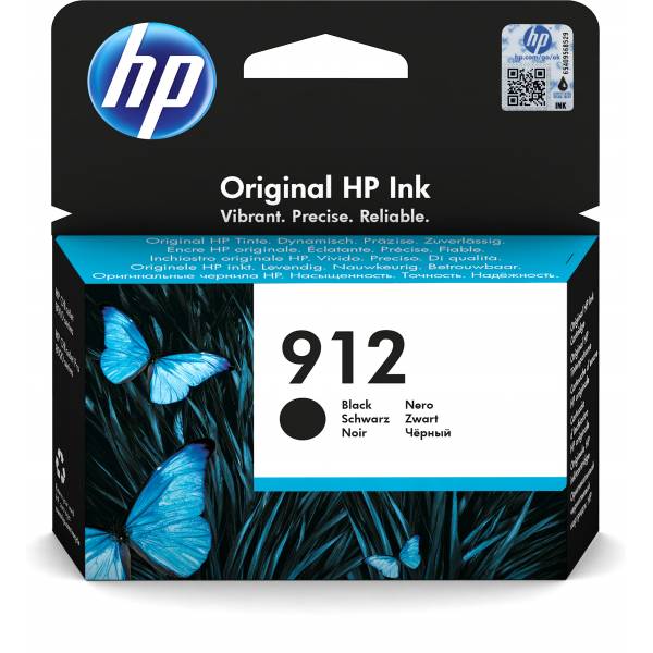 HP Inktpatronen Ink Cartridge 912 Black