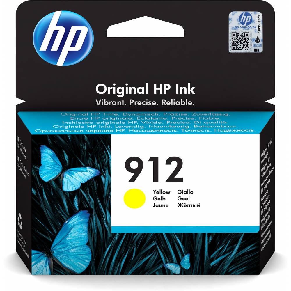 HP Inktpatronen Ink Cartridge 912 Yellow