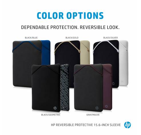 HP protective reversible 15.6 blk/geo sl  HP