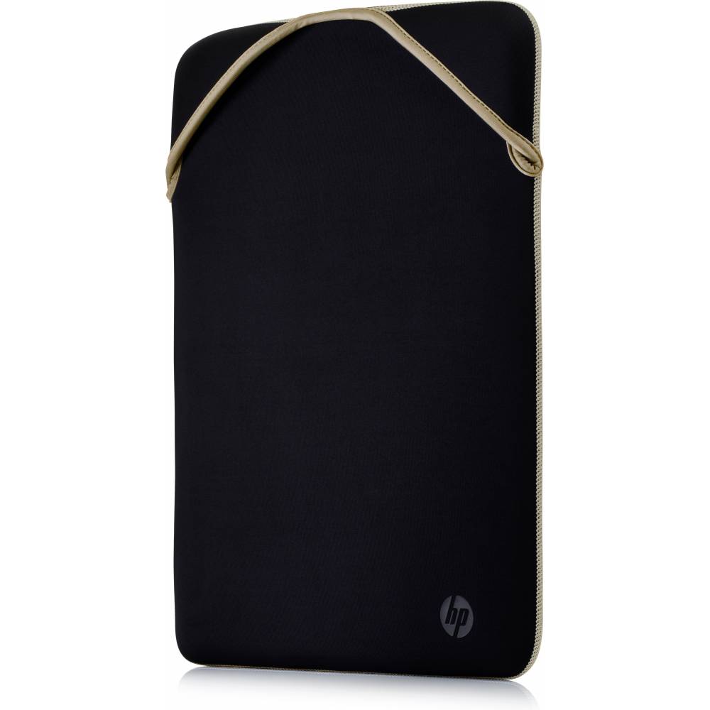 Omkeerbare beschermende 14,1-inch laptophoes black/gold  