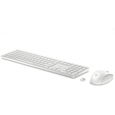 650 draadloze toetsenbord- en muiscombinatie Wit  HP