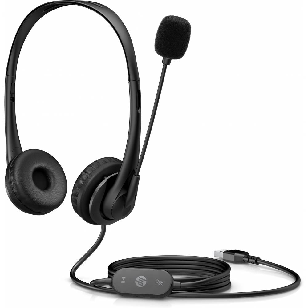 HP Headset HP stereo headset wired usb-a