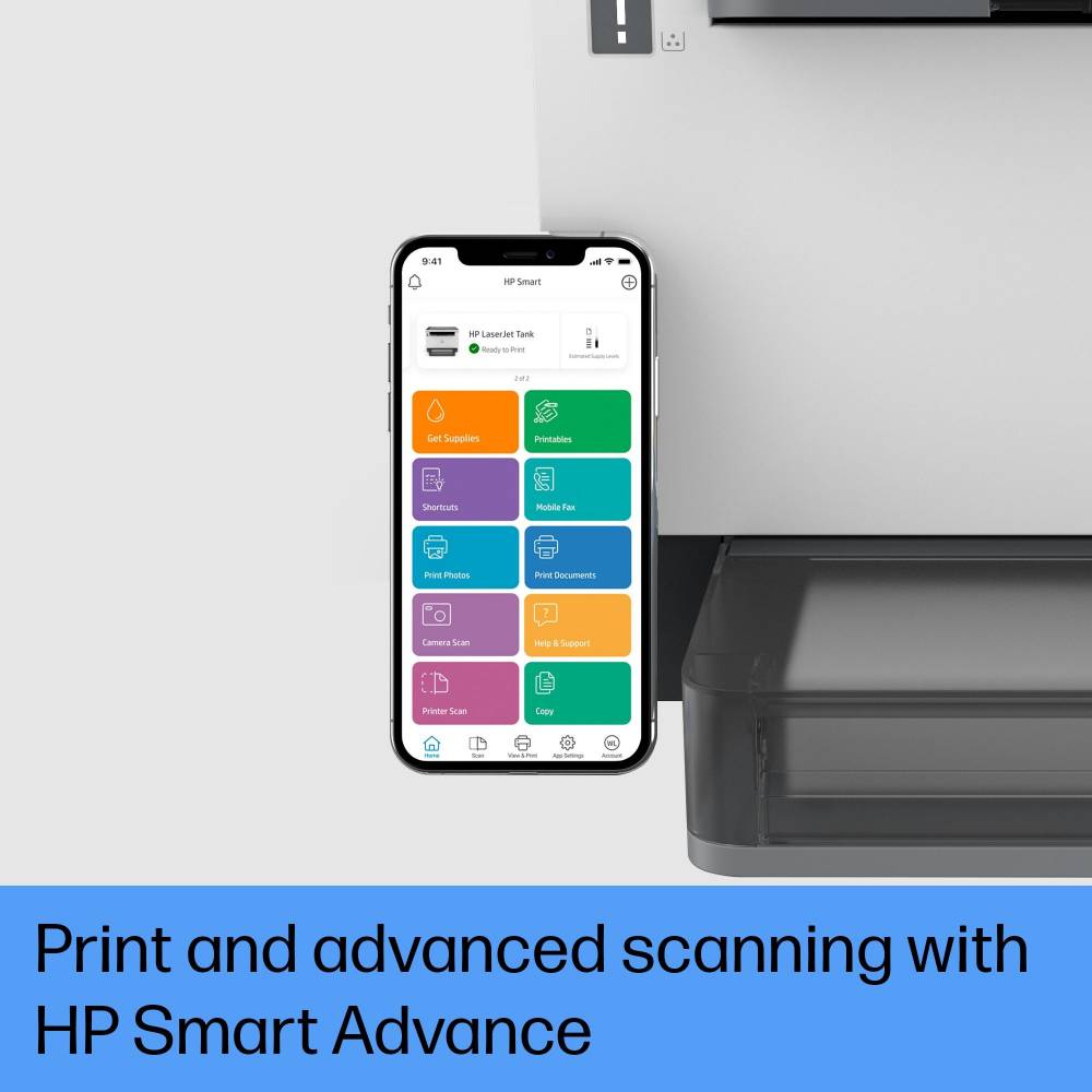 HP Printer LaserJet Tank MFP 2604dw