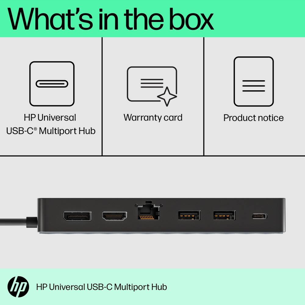 HP USB hub Universal USB-C Multiport Hub EURO