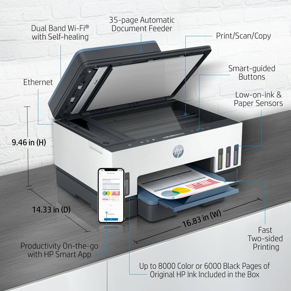HP Printer Smart tank 7305