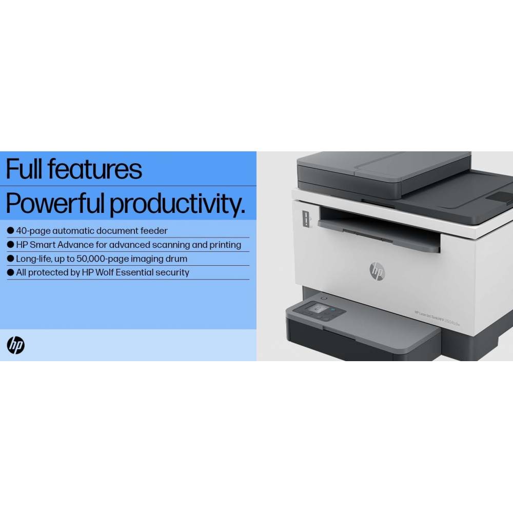 HP Printer Laserjet tank mfp LJ2604SDW