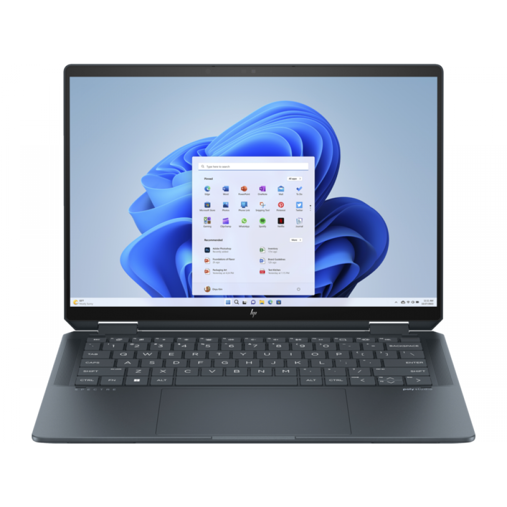 HP Laptop Spectre x360 14-eu0018nb 14inch Touch 2,8K OLED, Intel Ultra 7-155H, 16GB, 1TB, Intel ARC, W11 Home, Slate Blue Azerty
