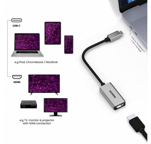 Connect USB-C > HDMI  Marmitek