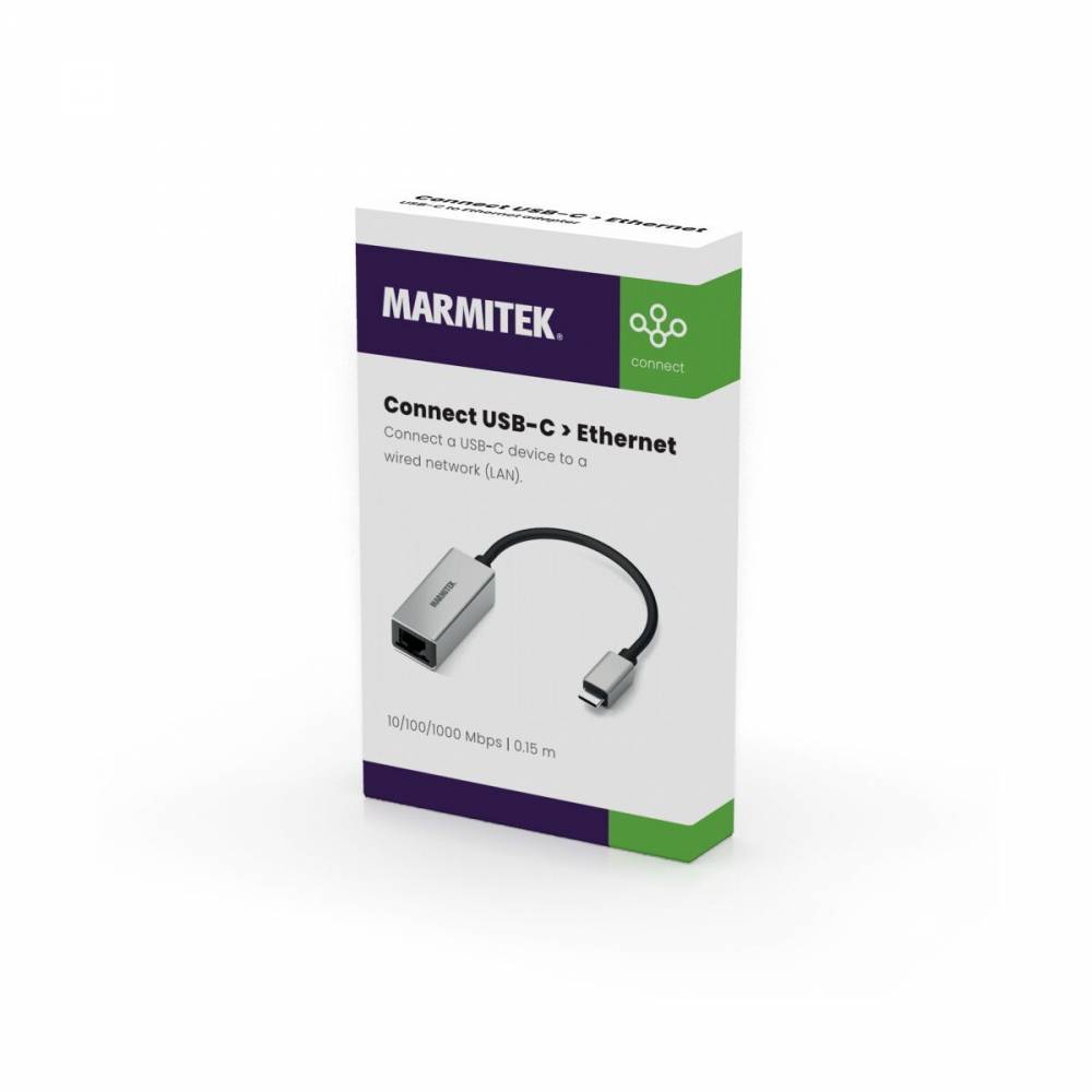 Marmitek Adapter USB Connect USB-C > Ethernet