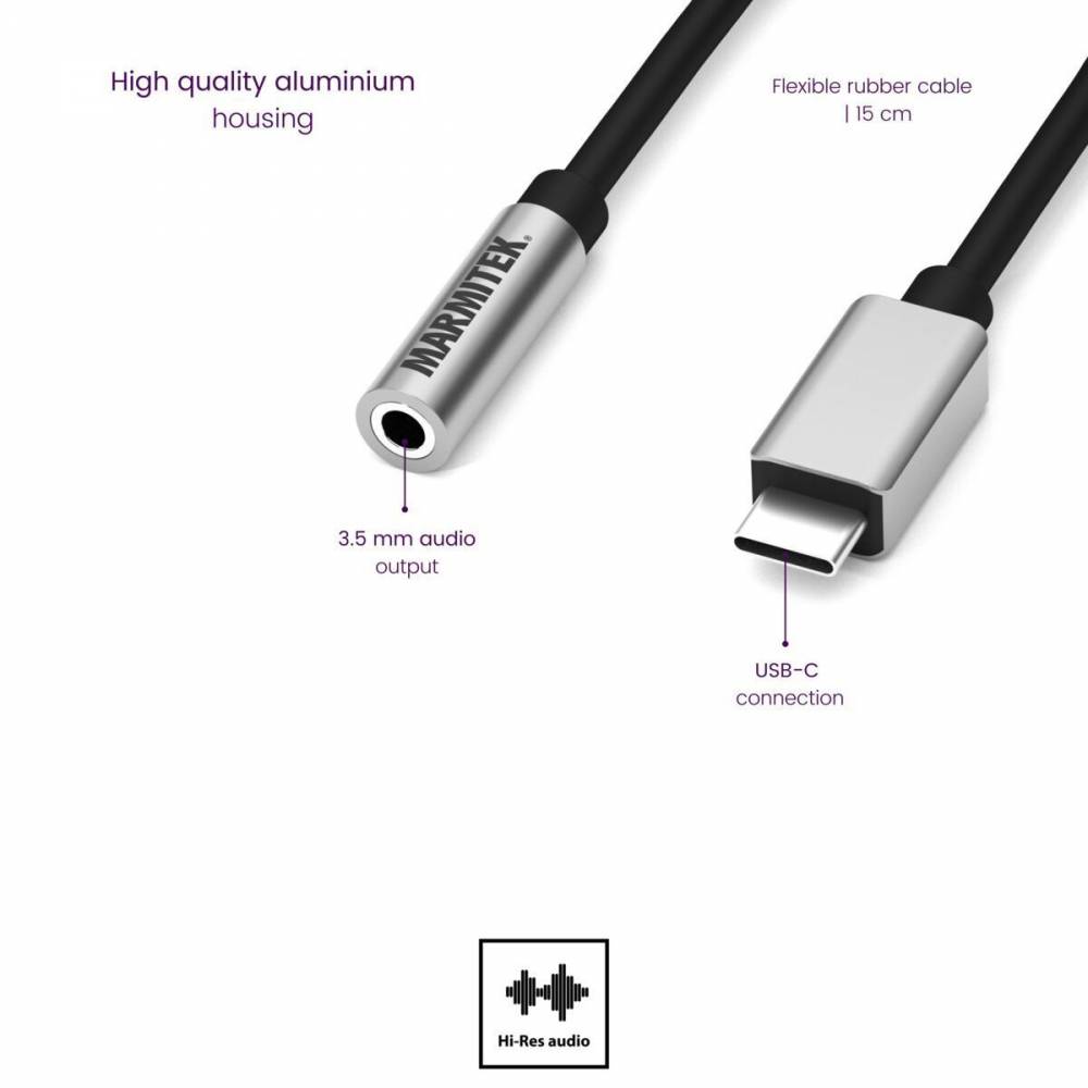 Marmitek Adapter USB Connect USB-C > Audio