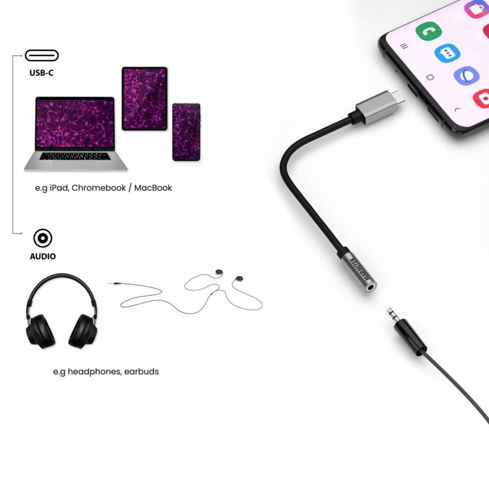 Marmitek Adapter USB Connect USB-C > Audio