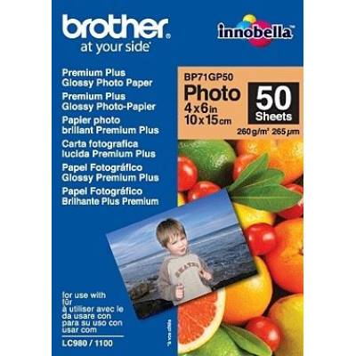Fotopapier Brother BP-71 10x15cm 260gr glossy 50vel  Brother
