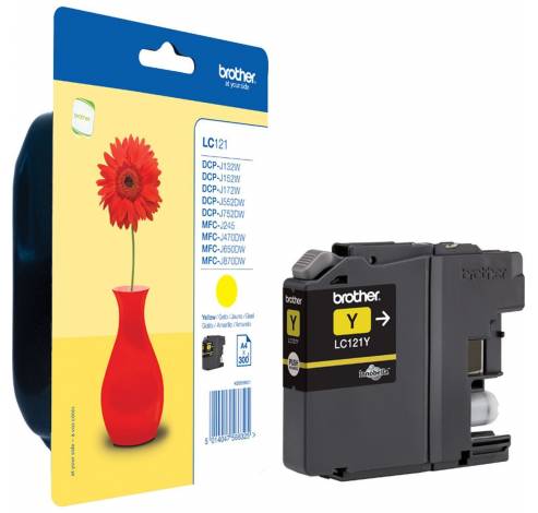 LC-121 Ink Cartridge Yellow Standard Capacity  Brother