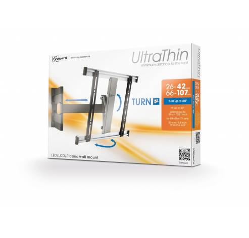 THIN 245 UltraThin Draaibare tv-beugel zwart  Vogels