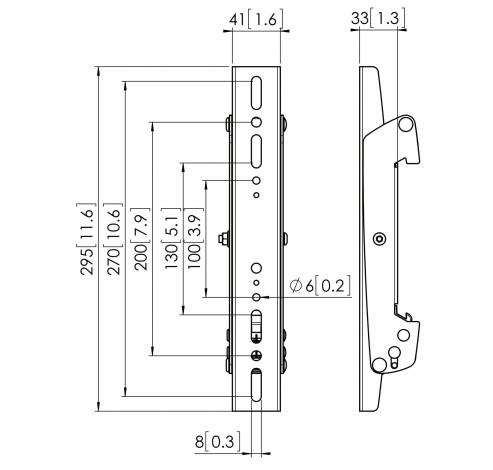 PFS 3302 Display interface strips kantelbaar  Vogels