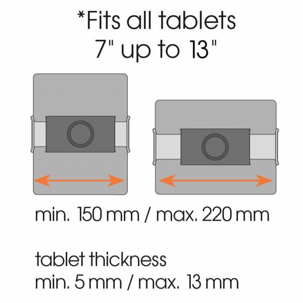 TMS 1010 muurpakket voor tablets 