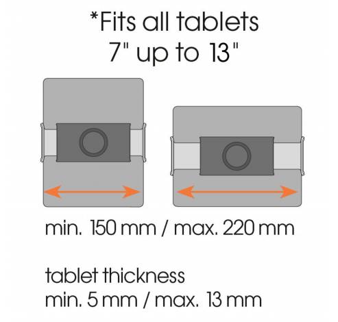 Pack tableau de bord tablette TMS 1050  Vogels