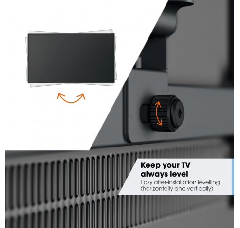 TVM 3225 Draaibare tv-beugel - Draaibaar tot 120° - Kantelsysteem tot 20°  Vogels