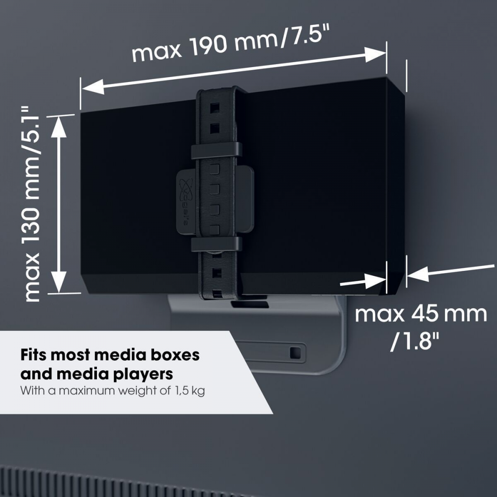 Vogels Flatscreensteun accessoires TVA 6400 Mediabox houder