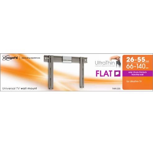 THIN 205 UltraThin Platte tv-beugel  Vogels