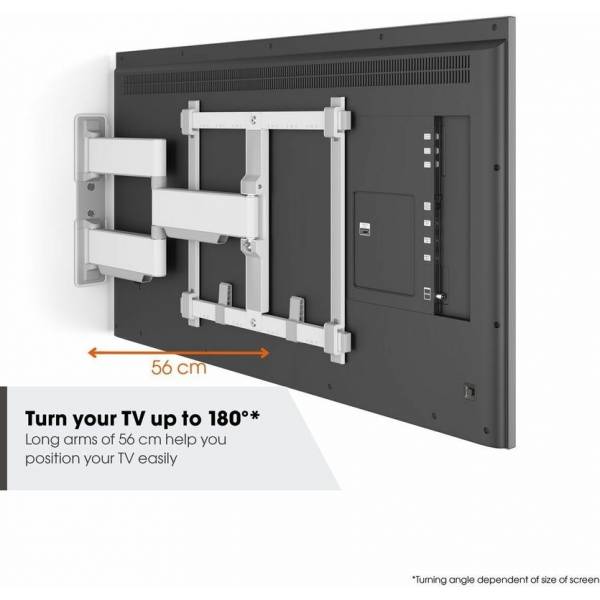 TVM 5445 Draaibare tv-beugel (wit) Vogels