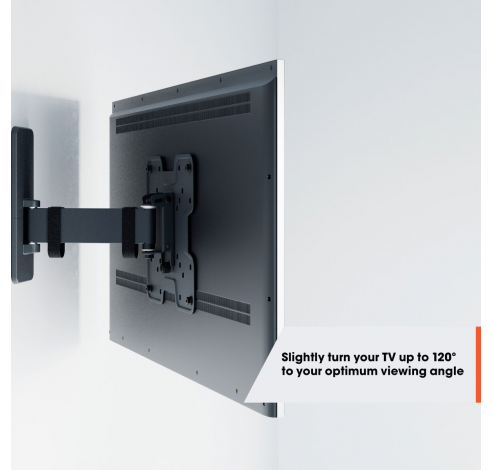 TVM 1225 Draaibare tv-beugel - draaibaar tot 120° - kantelsysteem tot 15°  Vogels