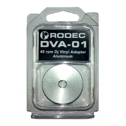Rodec DJ Vinyl Adapter - 45 rpm Dj Vinyl Adapter Aluminium 
