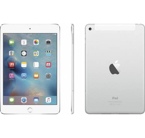 iPad Mini 4 Wi-Fi Cell 128GB Zilver  Apple