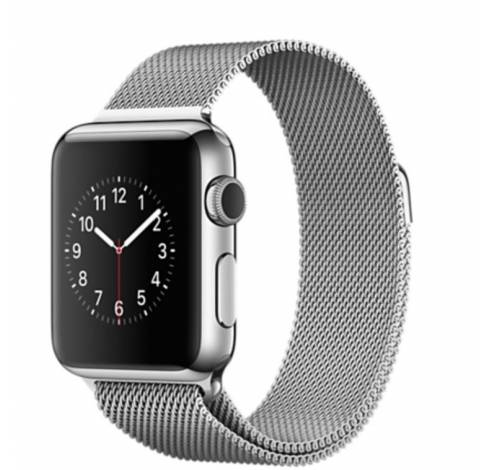 Watch 38 mm Polished Stainless Steel Milanese Silver  Apple