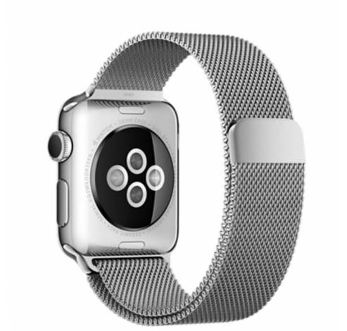 Watch 38 mm Polished Stainless Steel Milanese Silver  Apple