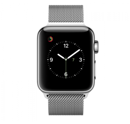 Watch serie 2 38mm Roestvrij staal/milanese polsband  Apple