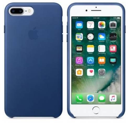 iPhone 7 Plus Leren Hoesje Saffierblauw  Apple